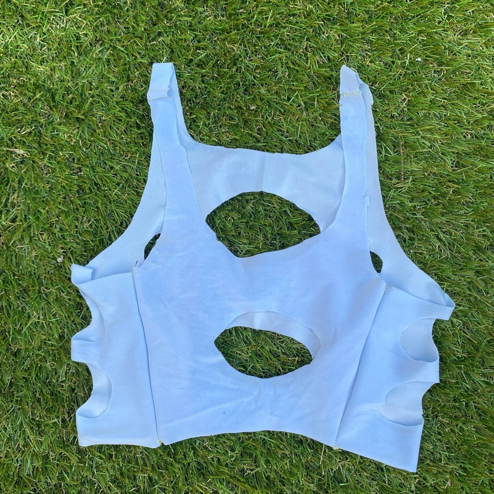 Dexter.Us crop top